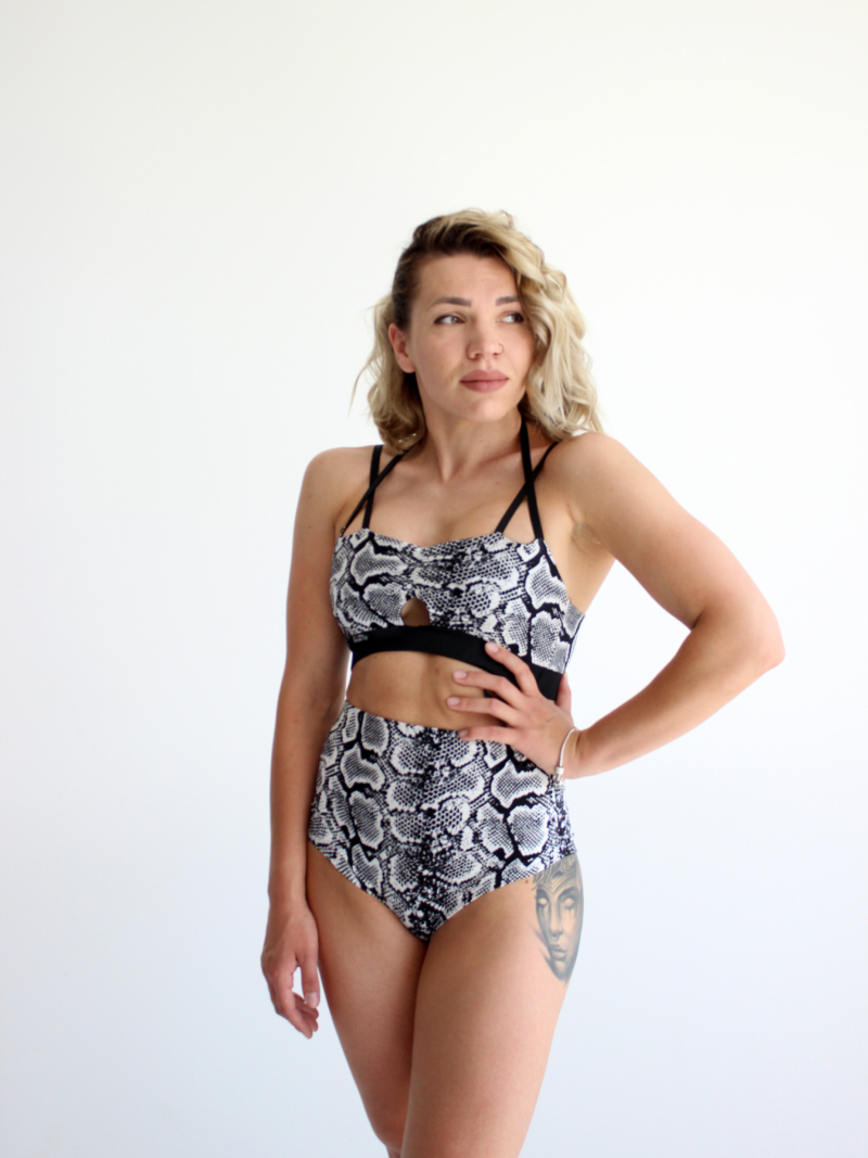 Animal Print High-Waisted Pole Dance Shorts